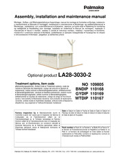 Lemeks Palmako LA28-3030-2 Assembly, Installation And Maintenance Manual