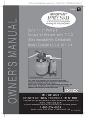 Intex ECO20110-1 Owner's Manual