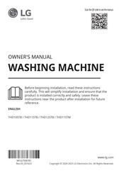 LG THD11STB Owner's Manual