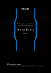 Tanita InnerScan RD-545 HR Instruction Manual