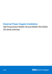 Dell PowerSwitch E3200-ON Series Installation Manual