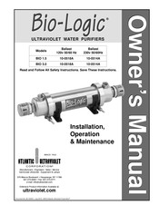 Atlantic Ultraviolet BIO 1.5 Installation Operation & Maintenance