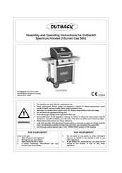 Outback Spectrum THG2302PA Assembly And Operating Instructions Manual