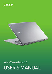 Acer Chromebook 15 User Manual