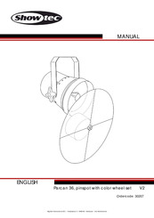 SHOWTEC Parcan 36 V2 Manual