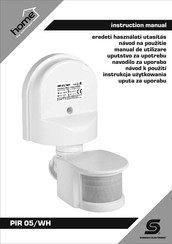 Somogyi Elektronic home PIR 05/WH Instruction Manual