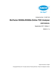 Hach BioTector B3500s User Manual