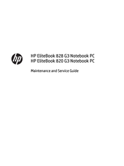 HP EliteBook 820 G3 Maintenance And Service Manual