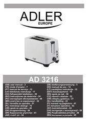 Adler Europe AD 3216 User Manual