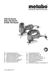 Metabo STE 100 Quick Operating Instructions Manual