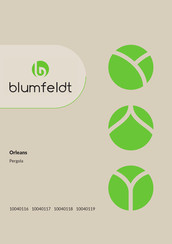 Blumfeldt Orleans Pergola Manual