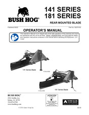 Bush Hog 141 Series Operator's Manual