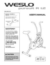 Weslo WLEX89912.1 User Manual