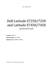 Dell P40G Quick Start Manual