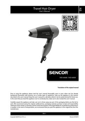Sencor SHD 6400B User Manual