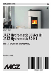 MCZ JAZZ Hydromatic 30 Acs H1 Operation And Cleaning