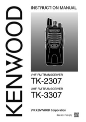 JVC KENWOOD TK-3307 Instruction Manual