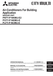 Mitsubishi PLFY-P NCMU-E Series Operation Manual