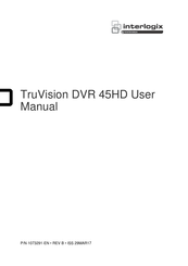 United Technologies Interlogix TruVision DVR 45HD User Manual