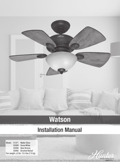 Hunter 52092 Installation Manual