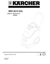 Kärcher BRC 30 CUL Operating Instructions Manual