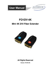 Altimium FO1DV-4K User Manual