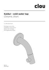 Clou Kaldur CL/06.05.001.29 Installation Instructions Manual