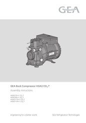 GEA Bock HGX2 CO2 T Series Assembly Instructions Manual