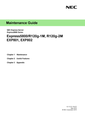 NEC Express5800/R120g-2M Maintenance Manual