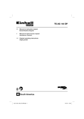EINHELL Expert TE-AG 180 DP Original Operating Instructions