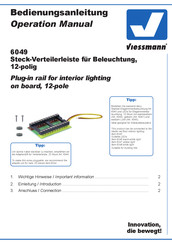 Viessmann 6049 Operation Manual