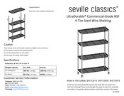Seville Classics UltraDurable SHE15380B Manual