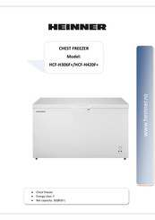 Heinner HCF-H306F+ Quick Start Manual