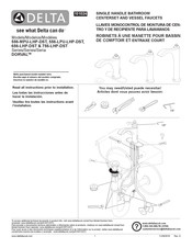 Delta DORVAL 756-LHP-DST Series Manual
