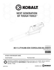 Kobalt 0670252 Manual
