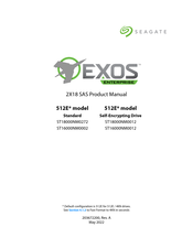 Seagate EXOS ENTERPRISE 2X18 SAS 512E Standard Product Manual