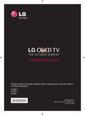 LG 55EA9700-TA Owner's Manual