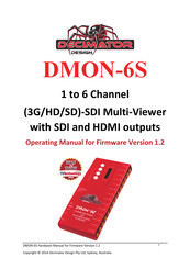 Decimator DMON-6S Operating Manual