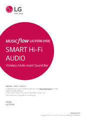 LG MUSIC FLOW LAC950M Owner's Manual
