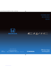 Honda Civic Coupe 2014 Technology Reference Manual
