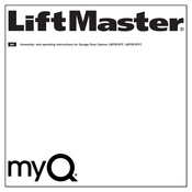 Chamberlain myQ LM70EVFFC Assembly And Operating Instructions Manual