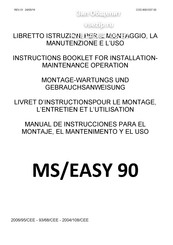 Lotus MS/EASY 90 Instructions Booklet For Installation Maintenance Operation