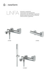 newform LINFA 67040C Instructions And Guarantee