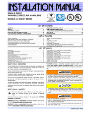Johnson Controls AV Series Installation Manual