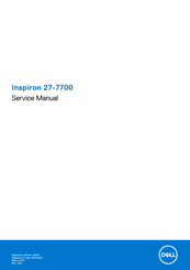 Dell Inspiron 27-7700 Service Manual