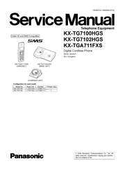 Panasonic KX-TG7102 Service Manual