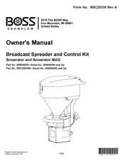 Boss Snowplow MSC22875B Owner's Manual