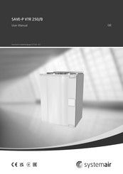SystemAir SAVE-P VTR 250/B User Manual