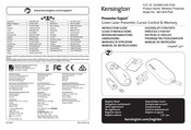 Kensington Presenter Expert M01403-PGS Instruction Manual