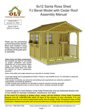 OLT Santa Rosa SR812-FJ-Cedar Assembly Manual
